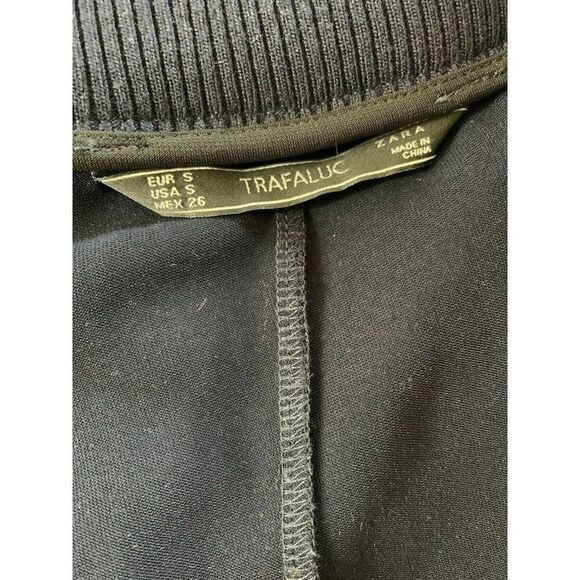 Zara Womens Navy Blue Long Sleeve Mini Zip Up Jumpsuit Small 7901/272/407 - Picture 6 of 7